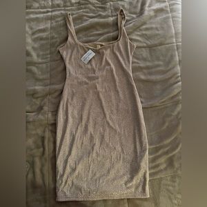 windsor sparkly gold dress